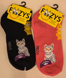 Cat & Yarn Ball No Shows / Low Cut Socks  FL-03