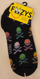 Colorful Skulls & Crossbones No Shows / Low Cut / Ankle Socks  FL-41