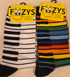 Colorful Piano Keys Socks  FC-81