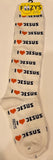 Religious I Love Jesus KNEE HIGH Socks  FK-36
