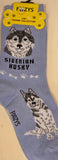 Siberian Husky Canine Collection Socks  FCC-37