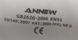 KN95 Mask - 5 Pieces - ANNEW - P-MASK  Filtering Particulate Protection Respirator
