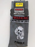 Poodle - Men's Beware of Dog Canine Collection - BOD-25  ON SALE NOW