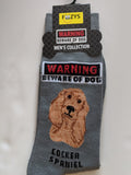 Cocker Spaniel - Men's Beware of Dog Canine Collection - BOD-33  ON SALE NOW