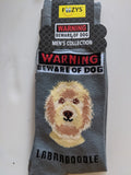 Labradoodle - Men's Beware of Dog Canine Collection - BOD-34