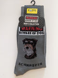 Schnauzer - Men's Beware of Dog Canine Collection - BOD-35  ON SALE NOW