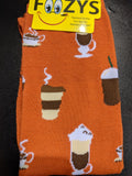 Coffee Time Socks  FC-43  ON SALE NOW