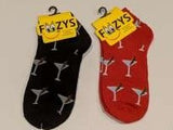 Martinis No Show Socks  FL-06