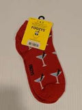 Martinis No Show Socks  FL-06