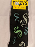 Dollar Signs Money Men's Socks  FM-86