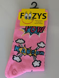 Pow Kaboom Zap Bang Explosion Socks   FC-237