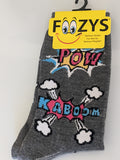 Pow Kaboom Zap Bang Explosion Socks   FC-237