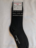 In my Defense, they left me UNSUPERVISED   WYS-08   UNISEX